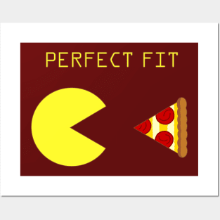 Pacman & Pizza Posters and Art